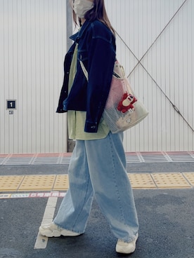 F さん（レディース・162cm）の春コーディネート