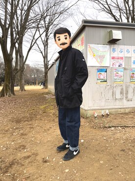 「bach（バッハ）のアイテム（その他アウター）」を使った、ととんさん（メンズ・173cm）の冬コーディネート