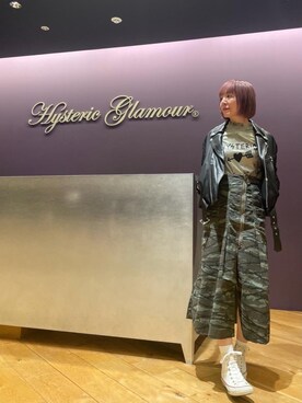 「ミリタリーコーデ」｜「アイテム（ライダースジャケット）」を使った、RAYさん（レディース・158cm）の秋コーディネート