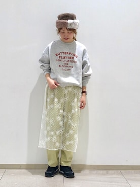 akane さん（レディース・160cm）の冬コーディネート