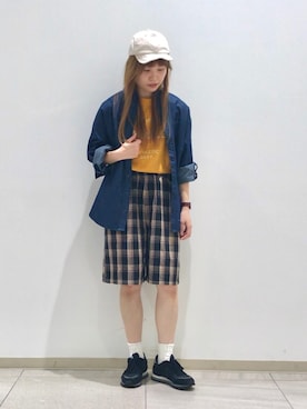「SM2（エスエムツー）のアイテム」を使った、akane さん（レディース・160cm）の夏コーディネート