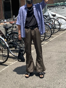 せかいさん(メンズ・175cm)の夏コーディネート