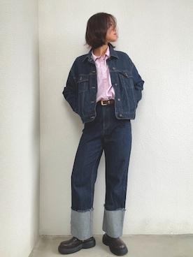 「GORGE（ゴージ）のアイテム」を使った、macoyan.さん（レディース・165cm）の冬コーディネート