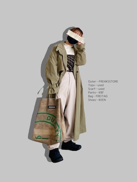 晴-haru-さん(レディース・148cm)の冬コーディネート