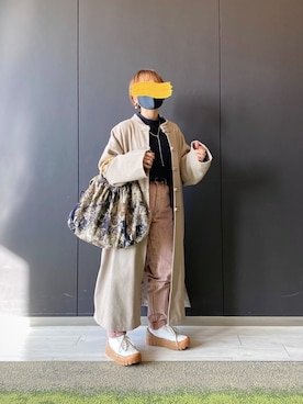 「Libby&Rose（リビーアンドローズ）のアイテム（ジャケット/アウター）」を使った、晴-haru-さん（レディース・148cm）の冬コーディネート
