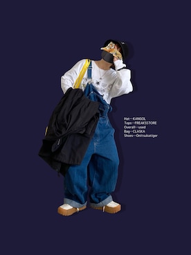 「CLASKA Gallery & Shop "DO"（クラスカ ギャラリー＆ショップ　ドー）のアイテム（バッグ）」を使った、晴-haru-さん（レディース・148cm）の冬コーディネート