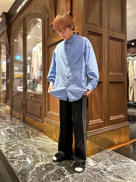 「Graphpaper（グラフペーパー）のアイテム」を使った、てる。さん（メンズ・172cm）の夏コーディネート