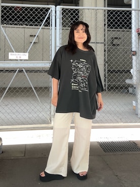 「KBF（ケイビーエフ）のアイテム」を使った、IMOKOさん（レディース・148cm）の夏コーディネート