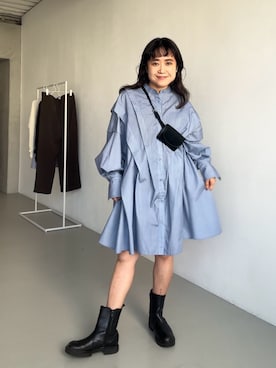 「アイテム（ワンピース/ドレス）」を使った、IMOKOさん（レディース・148cm）の夏コーディネート