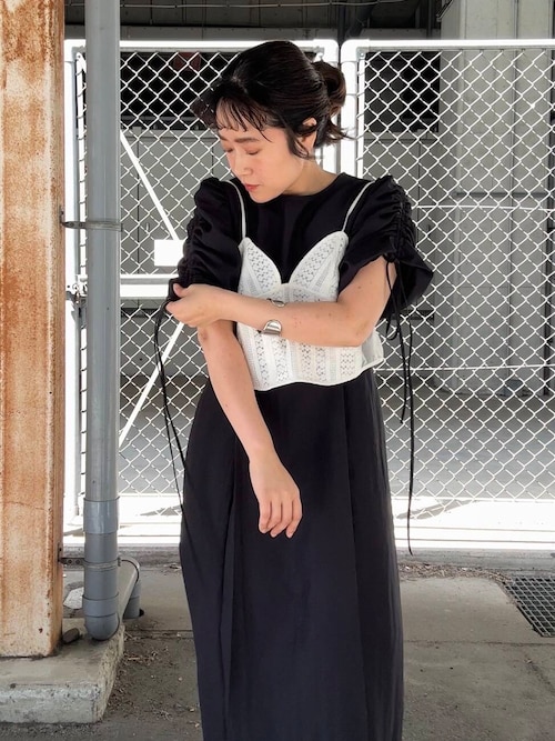 セール】『2サイズ展開』ドロストスリーブワンピース(ワンピース セール】『2サイズ展開』ドロストスリーブワンピース(ワンピース