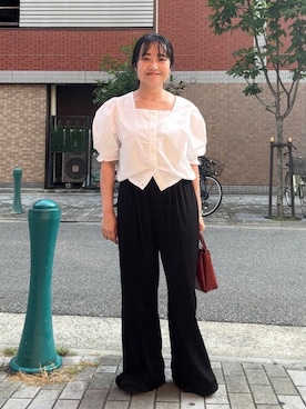 「ショルダーバック」｜IMOKOさん（レディース・148cm）の夏コーディネート