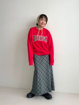 「アイテム（スウェット）」を使った、IMOKOさん（レディース・148cm）の夏コーディネート