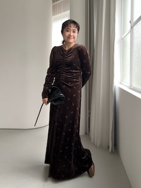 「アイテム（ハンドバッグ）」を使った、IMOKOさん（レディース・148cm）の秋コーディネート