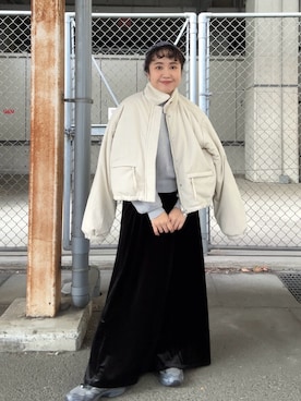 「アイテム（その他アウター）」を使った、IMOKOさん（レディース・148cm）の冬コーディネート