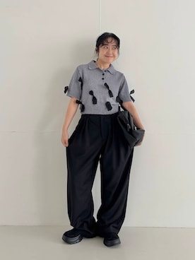「厚底」｜IMOKOさん（レディース・148cm）の夏コーディネート