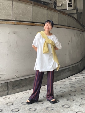 「COOLなこのコが仲間入り」｜「アイテム（その他アウター）」を使った、IMOKOさん（レディース・148cm）の夏コーディネート