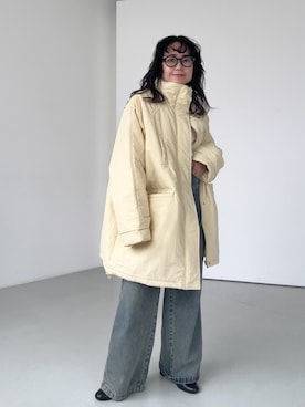 「冬の注目アウター」｜「アイテム（ジャケット/アウター）」を使った、IMOKOさん（レディース・148cm）の秋コーディネート