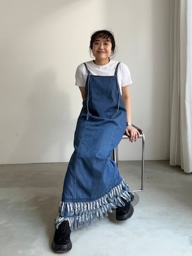 「KBF（ケイビーエフ）のアイテム」を使った、IMOKOさん（レディース・148cm）の夏コーディネート