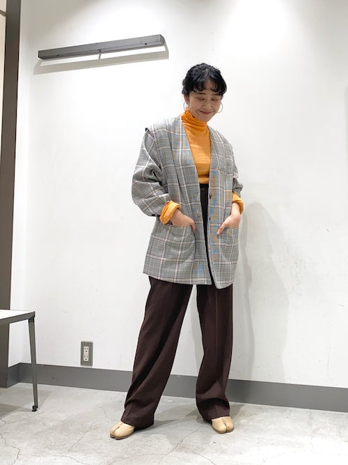 セール】2WAYノーカラージャケット（ノーカラージャケット