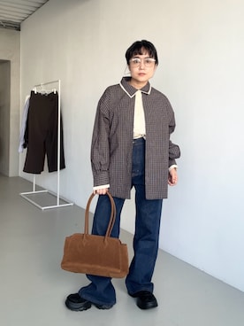 「アイテム（デニムパンツ）」を使った、IMOKOさん（レディース・148cm）の夏コーディネート