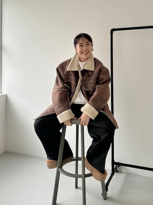 セール】オーバーサイズボアジャケット（その他アウター）｜KBF