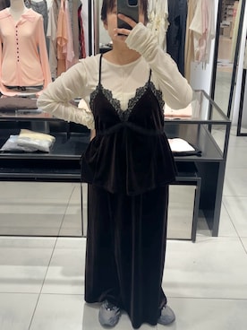 「KBF（ケイビーエフ）のアイテム（トップス）」を使った、IMOKOさん（レディース・148cm）の秋コーディネート