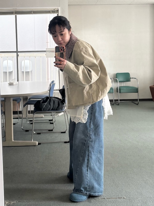 セール】WIDEレッグアジャストデニム（デニムパンツ）｜KBF