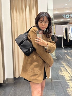 「アイテム（テーラードジャケット）」を使った、IMOKOさん（レディース・148cm）の秋コーディネート