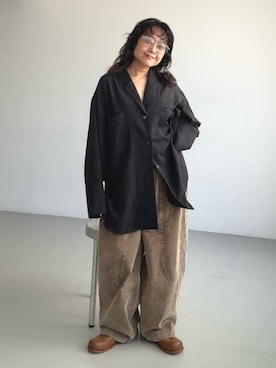 「KBF（ケイビーエフ）のアイテム」を使った、IMOKOさん（レディース・148cm）の秋コーディネート