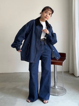 「KBF（ケイビーエフ）のアイテム」を使った、IMOKOさん（レディース・148cm）の夏コーディネート