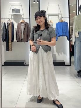 「KBF（ケイビーエフ）のアイテム（トップス）」を使った、IMOKOさん（レディース・148cm）の春コーディネート