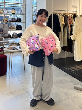 「アイテム（デニムスカート）」を使った、IMOKOさん（レディース・148cm）の夏コーディネート