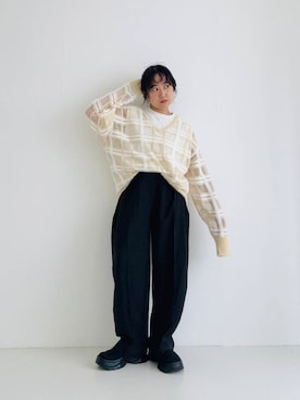 「厚底」｜IMOKOさん（レディース・148cm）の夏コーディネート