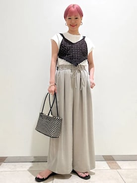 西澤さん（レディース・159cm）の夏コーディネート
