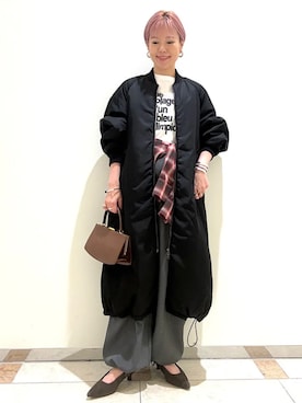 西澤さん(レディース・159cm)の秋コーディネート