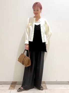 西澤さん（レディース・159cm）の秋コーディネート
