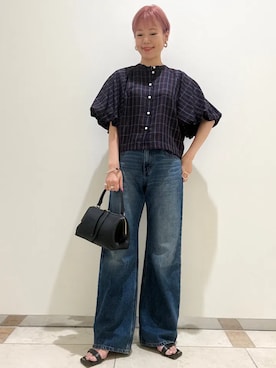 西澤さん(レディース・159cm)の秋コーディネート