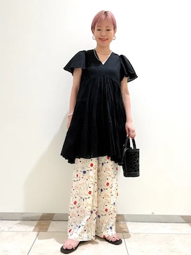 西澤さん（レディース・159cm）の夏コーディネート