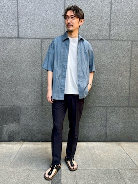 EDIFICE OFFICIALさん（メンズ・183cm）の夏コーディネート