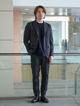 EDIFICE OFFICIALさん(メンズ・169cm)の春コーディネート