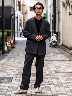 EDIFICE OFFICIALさん（メンズ・178cm）の秋コーディネート