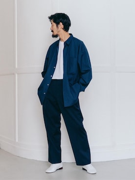 EDIFICE OFFICIALさん（メンズ・177cm）の春コーディネート