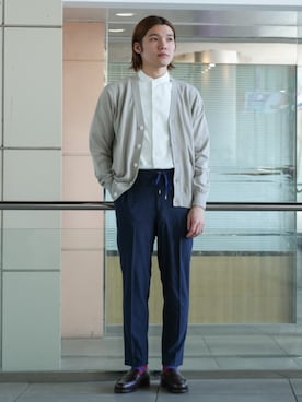 EDIFICE OFFICIALさんの（LACOSTE | ラコステ）を使ったコーディネート