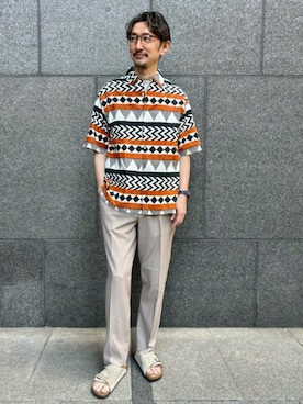 EDIFICE OFFICIALさん(メンズ・183cm)の夏コーディネート