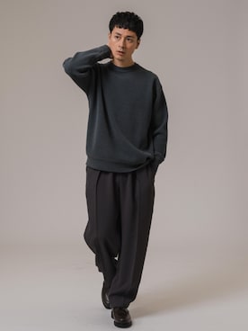 「EDIFICE（エディフィス）のアイテム」を使った、EDIFICE OFFICIALさん（メンズ・176cm）の冬コーディネート