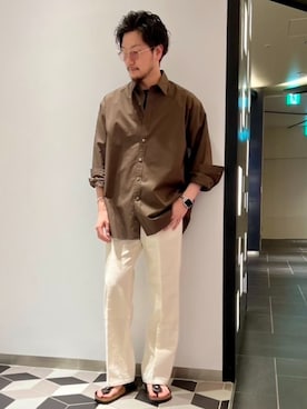 「EDIFICE LA BOUCLE（エディフィスラブークル）のアイテム」を使った、EDIFICE OFFICIALさん（メンズ・170cm）の秋コーディネート