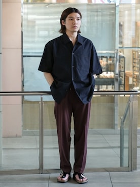 EDIFICE OFFICIALさん（メンズ・169cm）の夏コーディネート