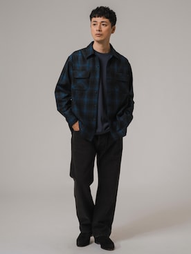 EDIFICE OFFICIALさん（メンズ・176cm）の秋コーディネート