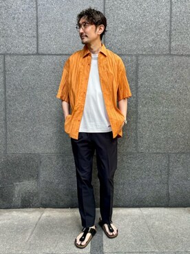 EDIFICE OFFICIALさん（メンズ・183cm）の夏コーディネート