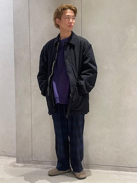 「markaware（マーカウェア）のアイテム」を使った、EDIFICE OFFICIALさん（メンズ・169cm）の冬コーディネート